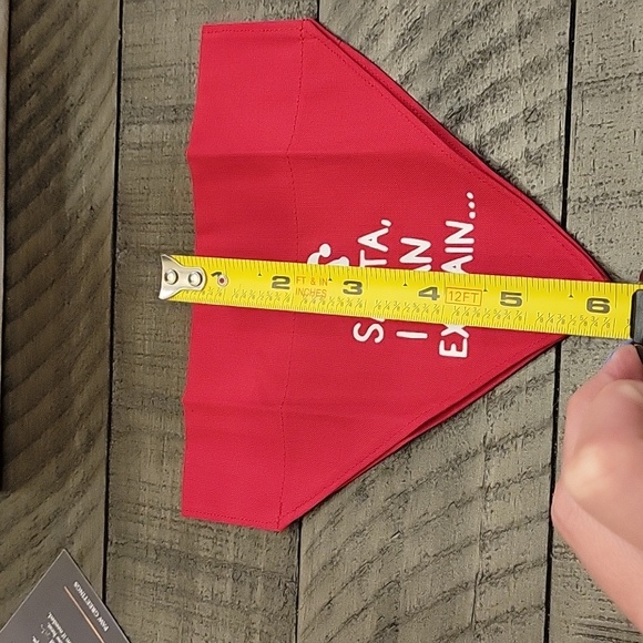 Over The Collar Santa Bandana Small - Picture 4 of 6